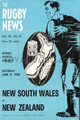 New South Wales v New Zealand 1968 rugby  Programme